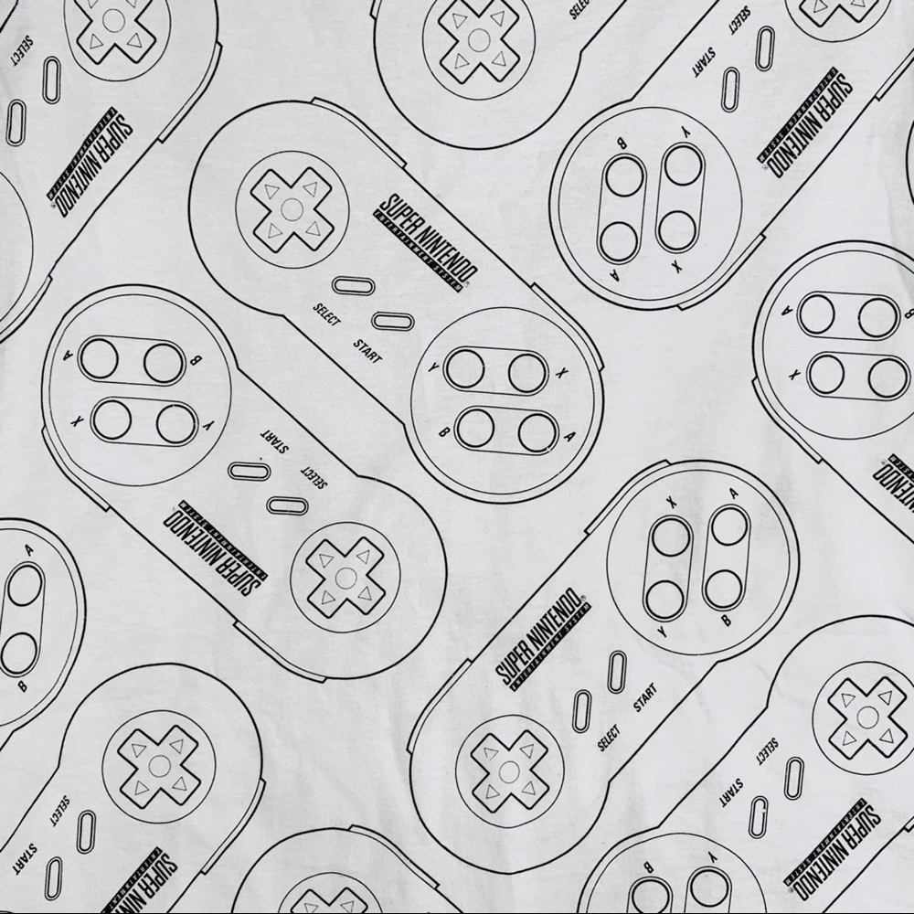New Nintendo Snes Controller Men’s Shirt Small View 3
